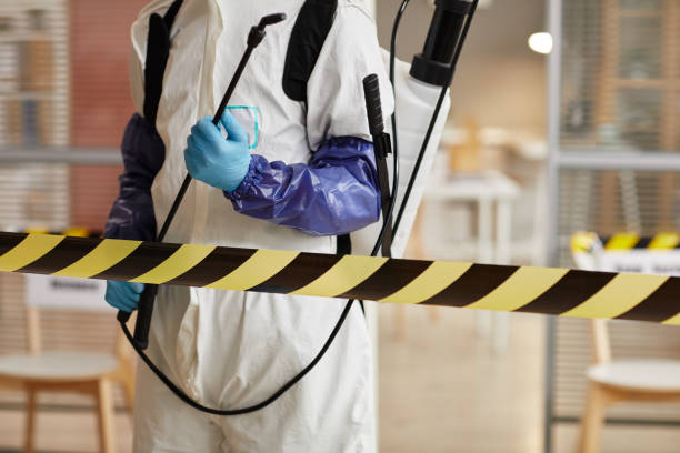 Professional Biohazard Cleanup technician working in Milford, IL